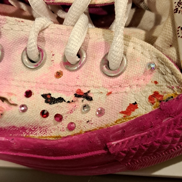 Converse All Star upcycled sneakers. - Picture 13 of 16